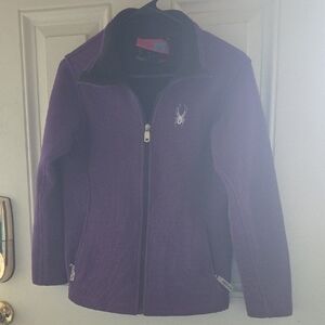 Spyder Purple Jacket with Logo